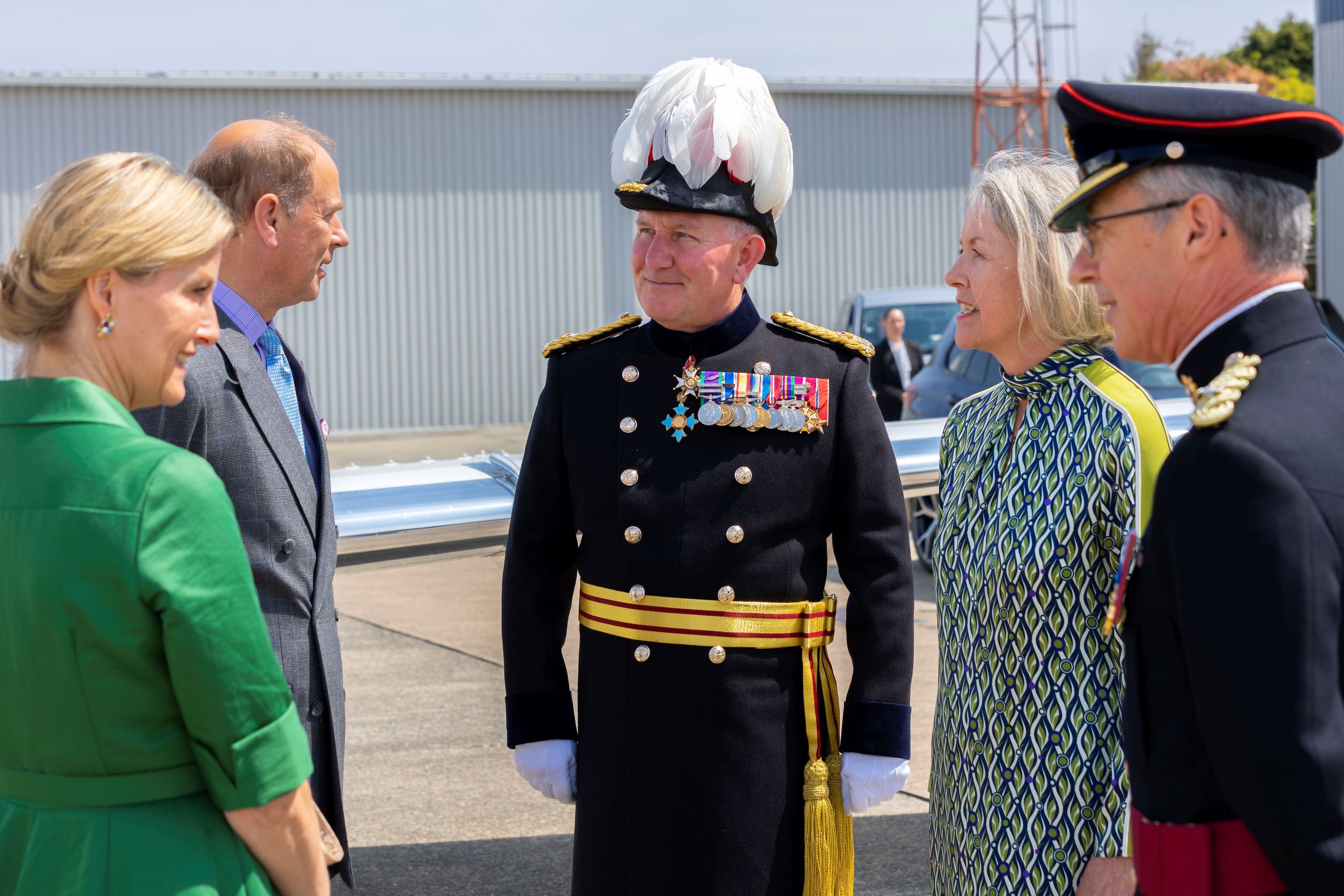 Meeting the Wessex's (now the Duke and Duchess of Edinburgh) Liberation Day 2022